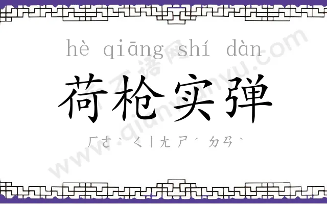 荷枪实弹