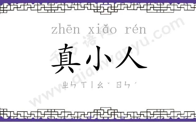 真小人