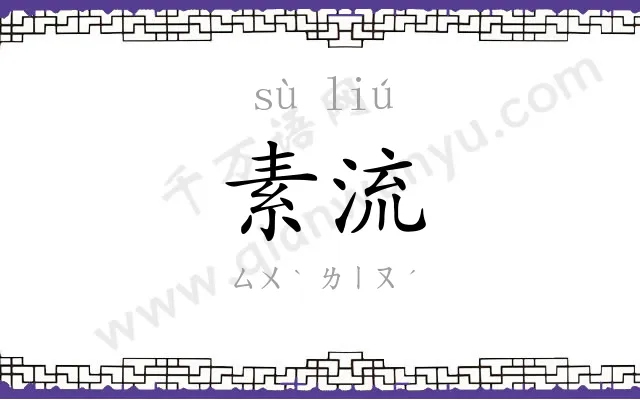 素流
