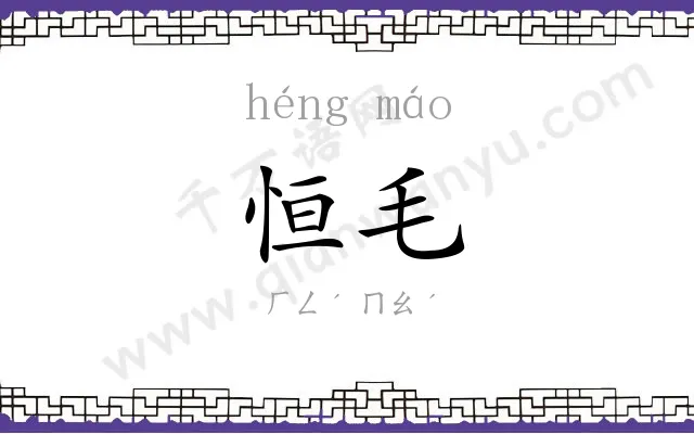 恒毛