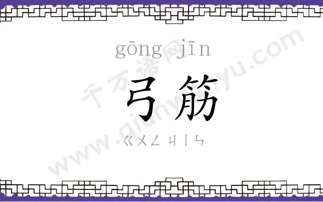 弓筋