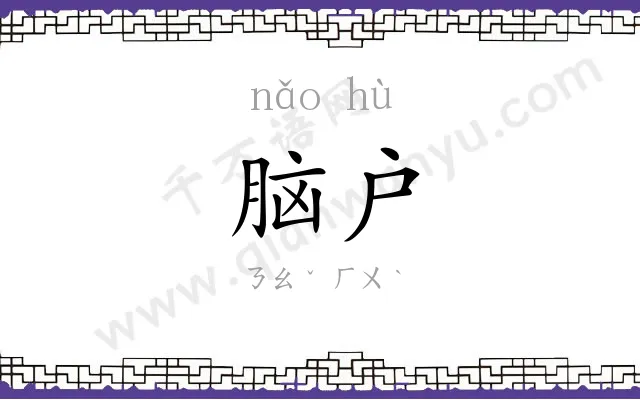 脑户