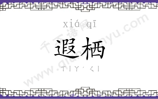 遐栖