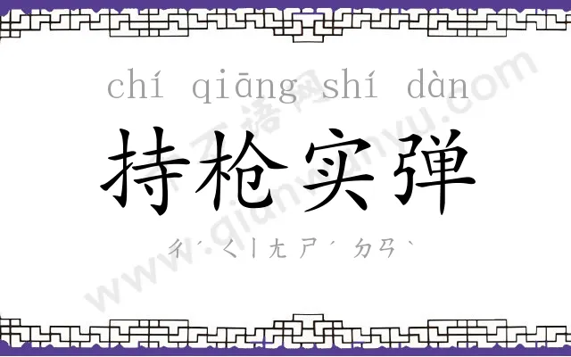 持枪实弹