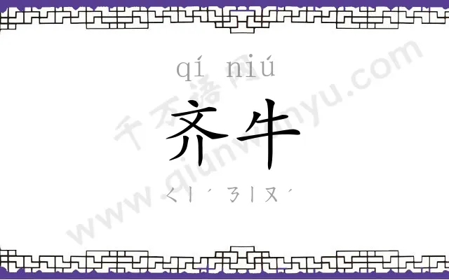 齐牛