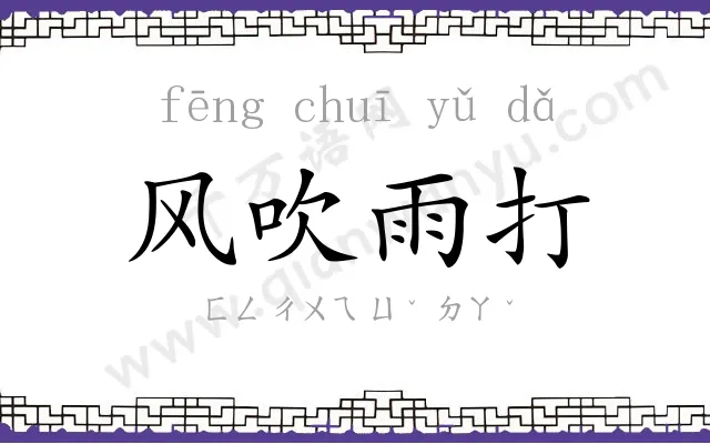 风吹雨打