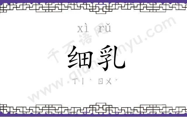 细乳