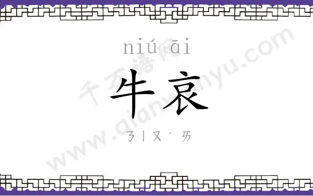 牛哀
