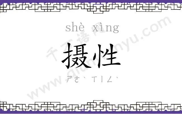 摄性