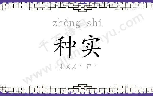 种实