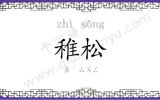 稚松