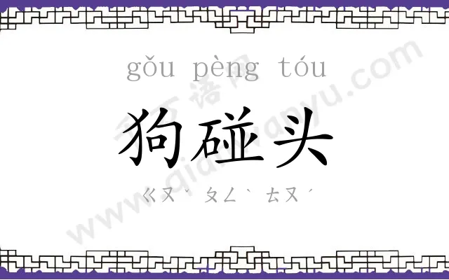 狗碰头