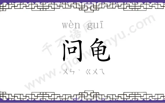 问龟