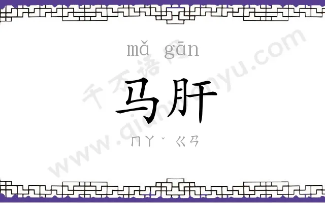 马肝