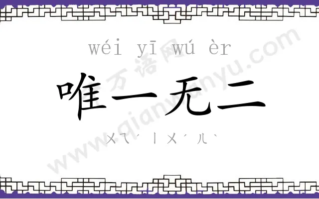唯一无二