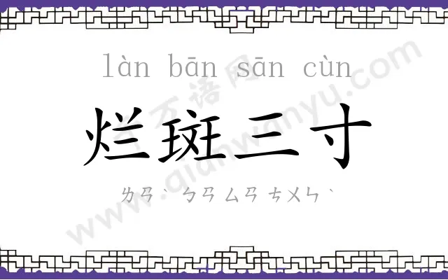 烂斑三寸