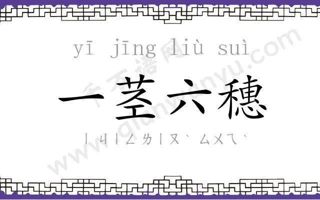 一茎六穗