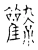 飌(宋·传抄·古文四声韵)