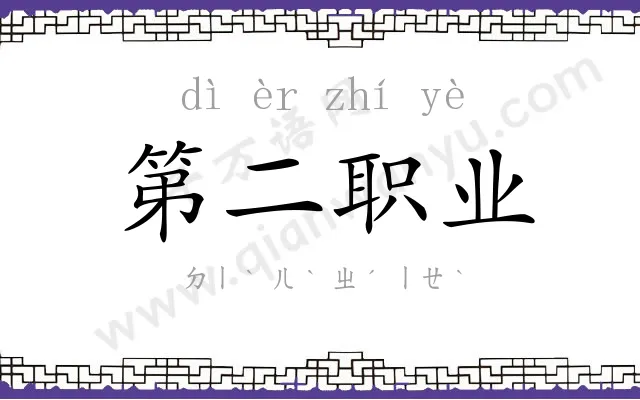第二职业