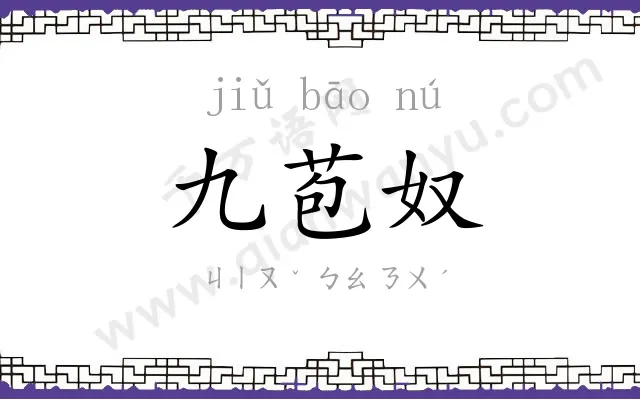 九苞奴
