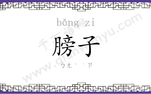 膀子