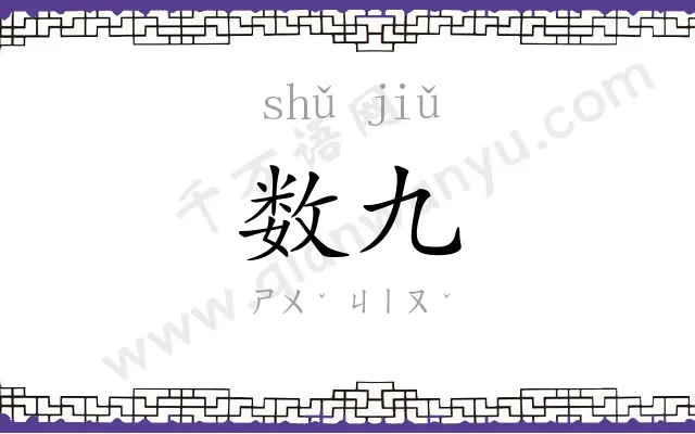 数九