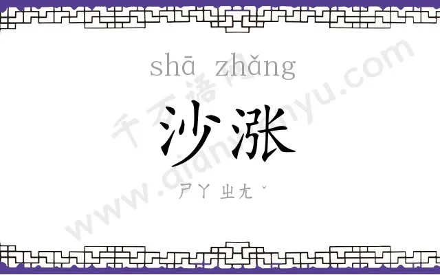 沙涨