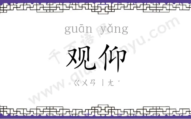 观仰