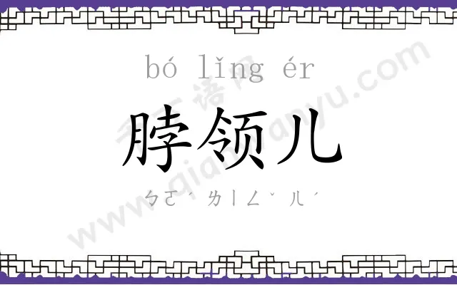脖领儿