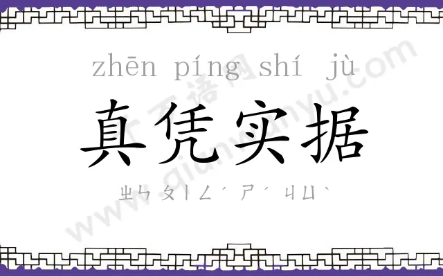 真凭实据