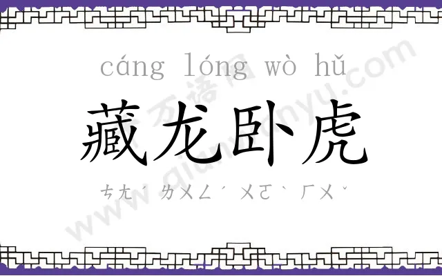 藏龙卧虎