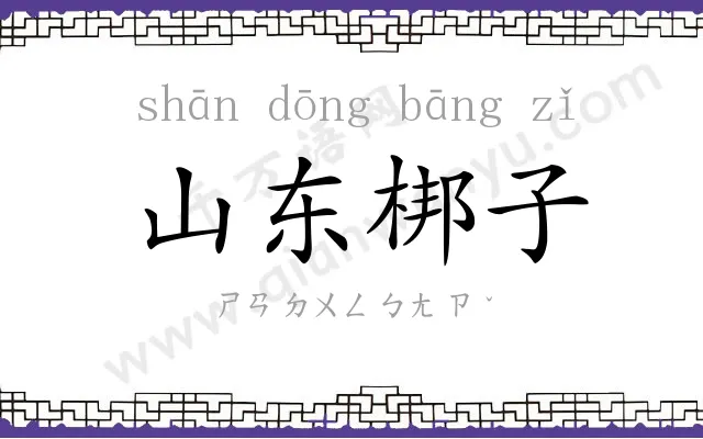 山东梆子