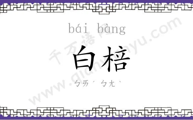 白棓