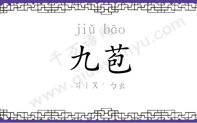 九苞