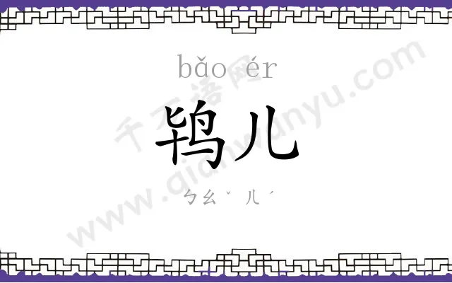 鸨儿
