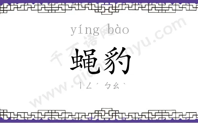 蝇豹
