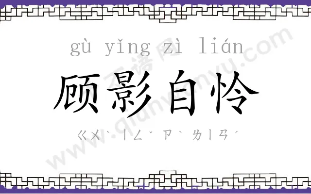 顾影自怜