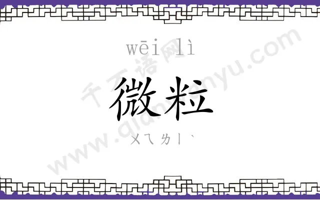 微粒