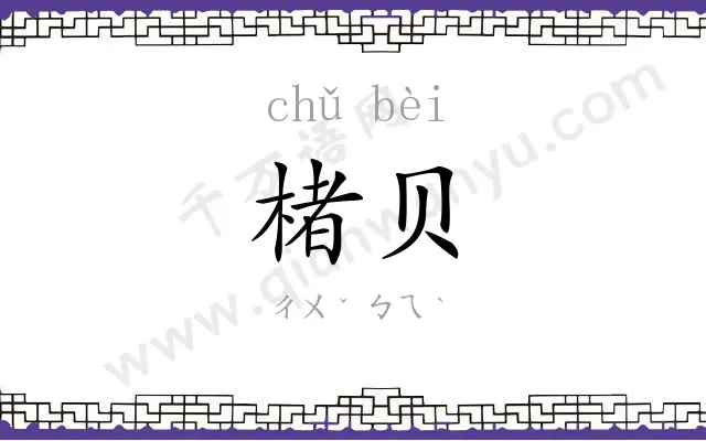 楮贝