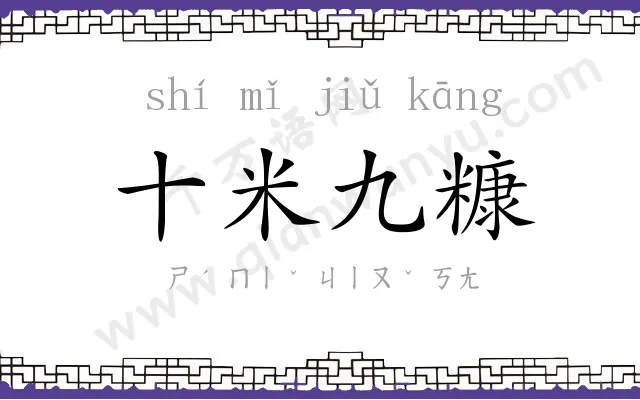 十米九糠