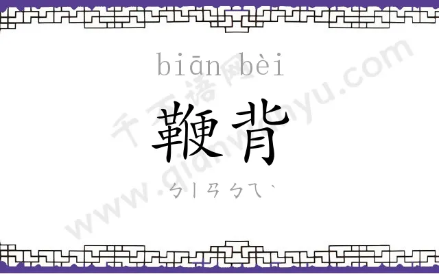 鞭背