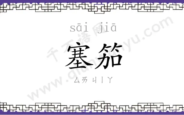 塞笳