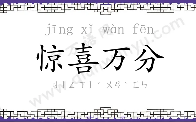 惊喜万分