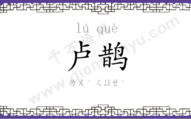 卢鹊