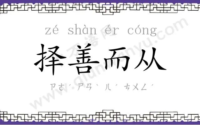 择善而从