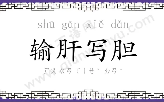输肝写胆