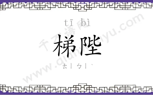 梯陛