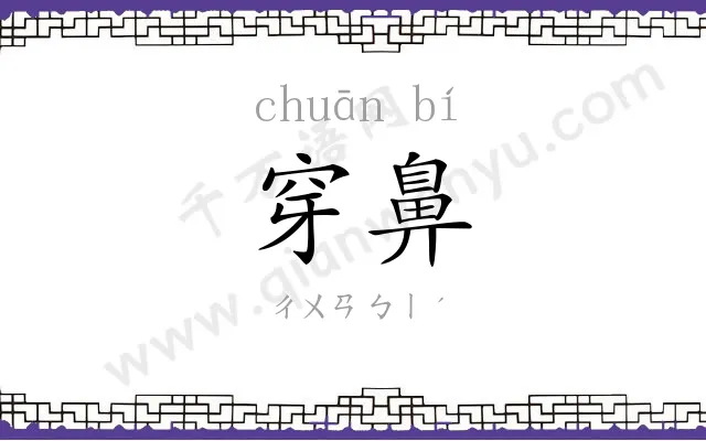 穿鼻