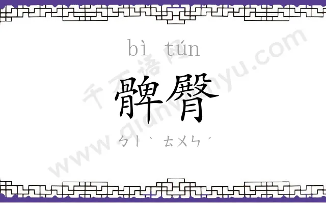 髀臀