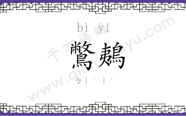 鷩鴺